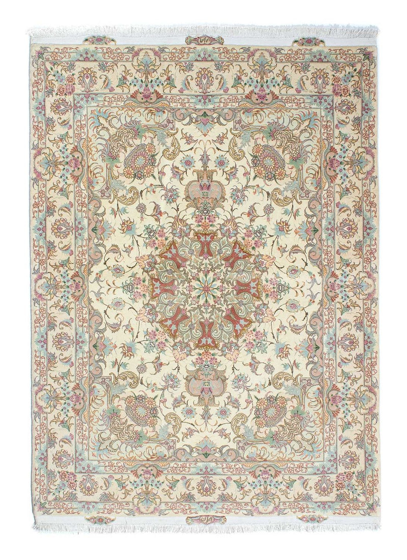 Persisk matta - Tabriz - Royal - 203 x 151 cm - beige
