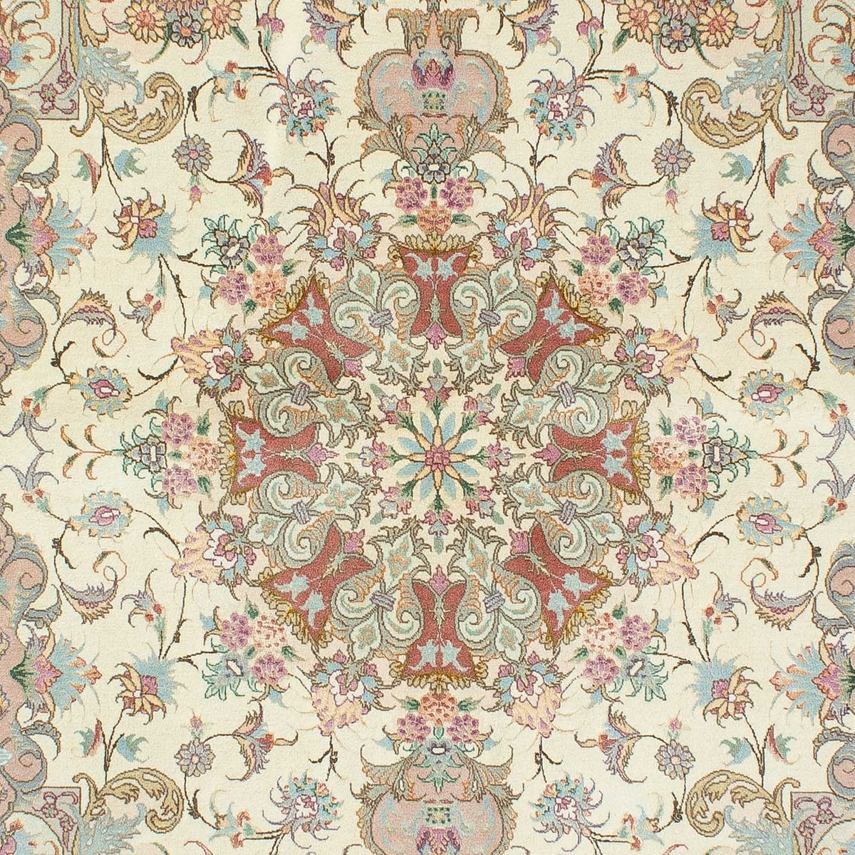 Persisk matta - Tabriz - Royal - 203 x 151 cm - beige