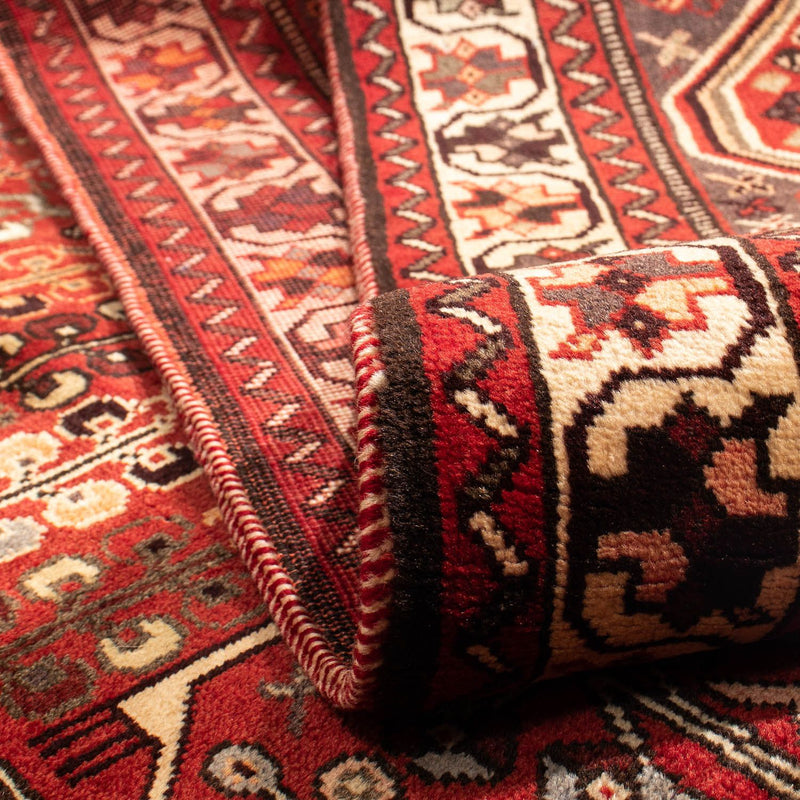 Persisk matta - Nomadic - 289 x 196 cm - mörkröd