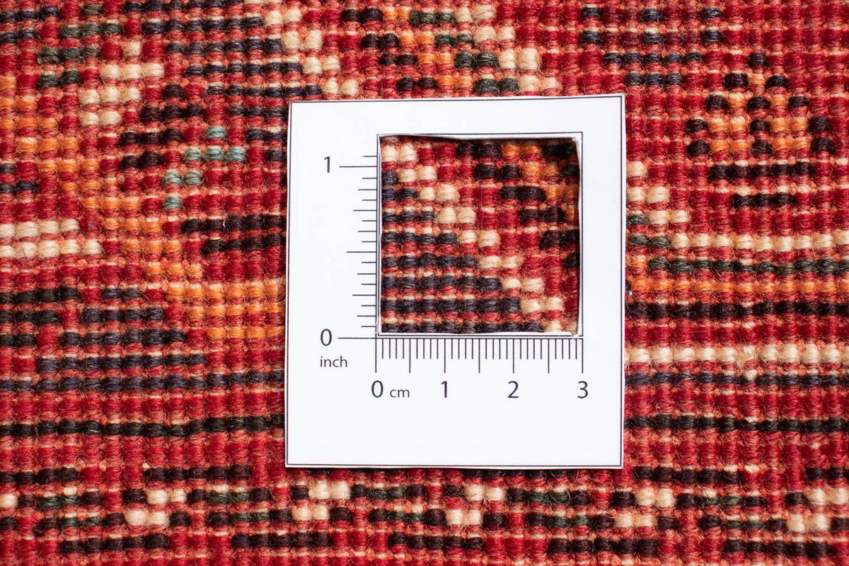 Persisk matta - Nomadic - 289 x 196 cm - mörkröd