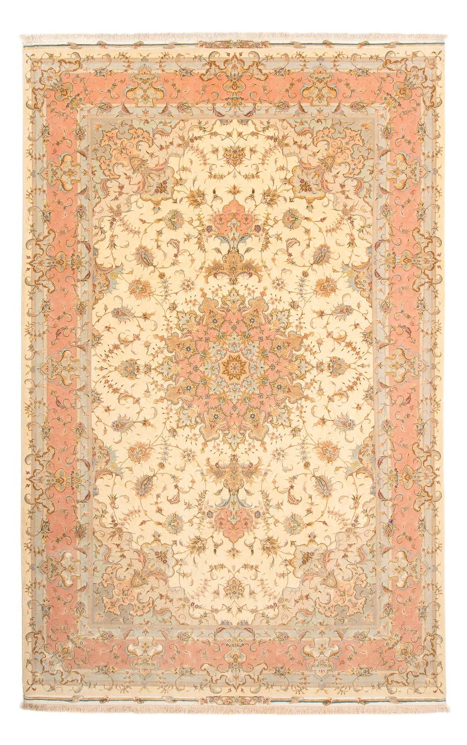 Persisk matta - Tabriz - Royal - 306 x 202 cm - beige