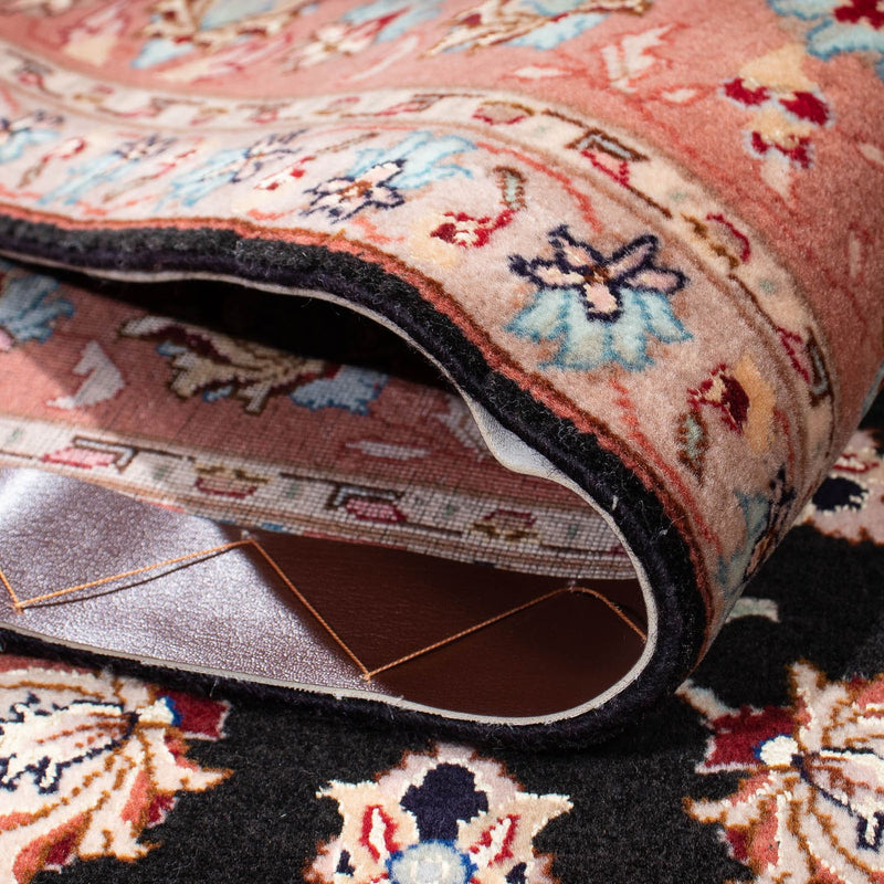 Persisk matta - Tabriz - Royal - 201 x 155 cm - mörkblå