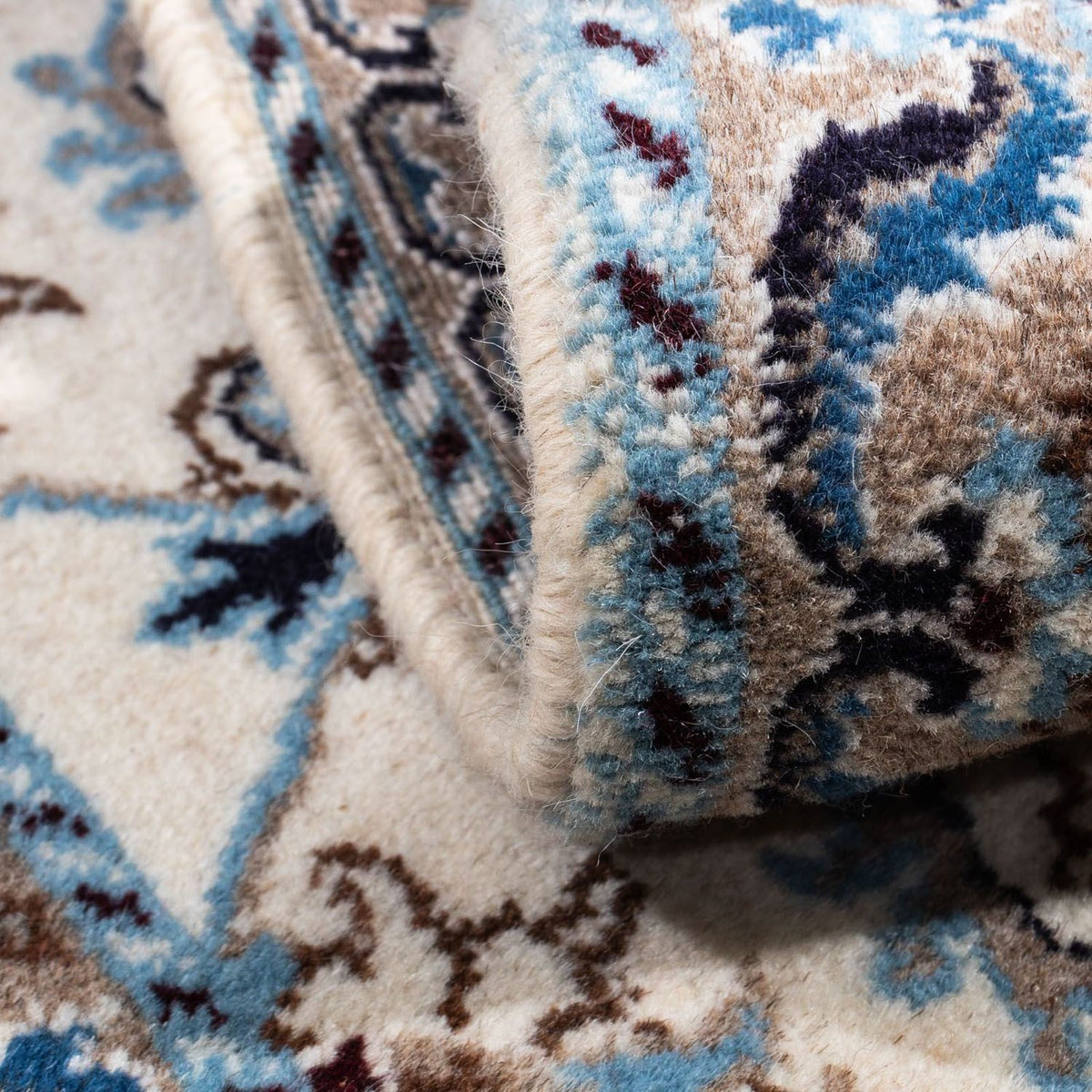 Persisk matta - Nain - 90 x 60 cm - beige