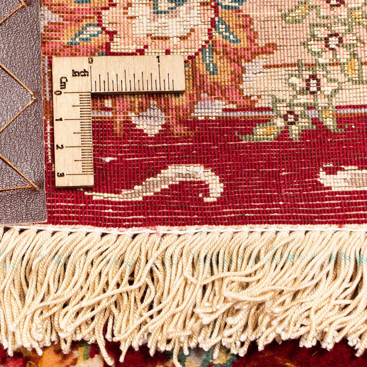 Persisk matta - Tabriz - Royal - 400 x 300 cm - mörkröd