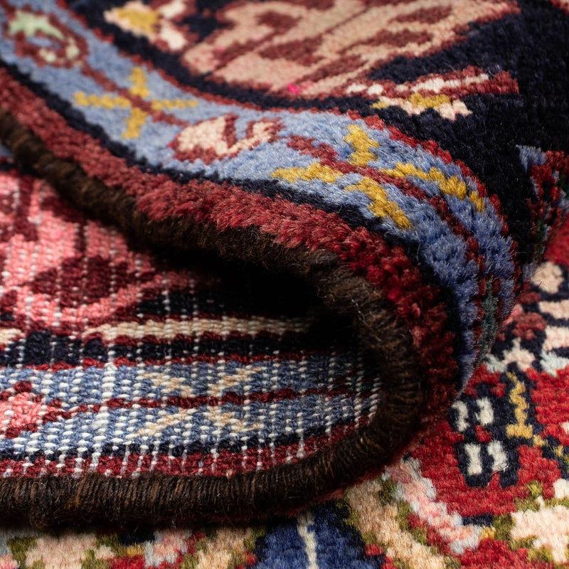 Persisk matta - Nomadic - 130 x 83 cm - mörkröd