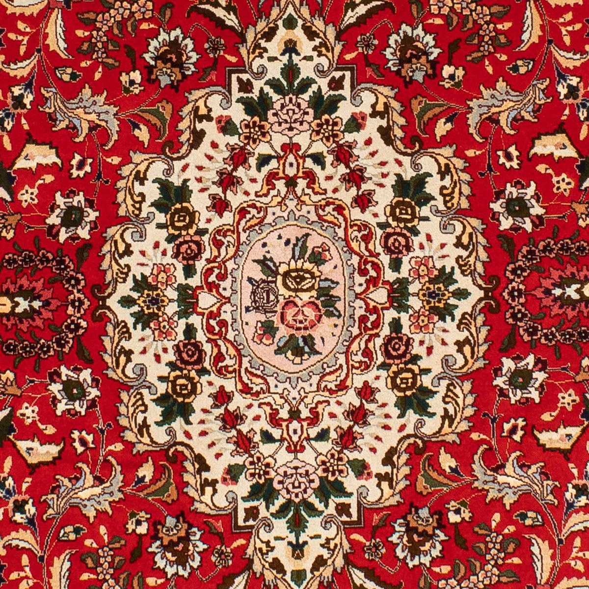 Persisk matta - Tabriz - Royal oval  - 195 x 130 cm - röd