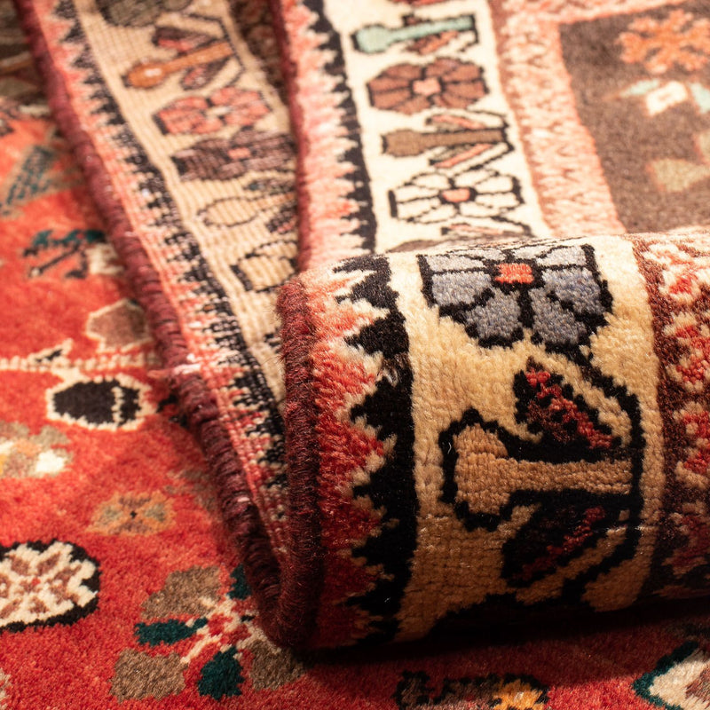 Persisk matta - Nomadic - 304 x 206 cm - mörkröd