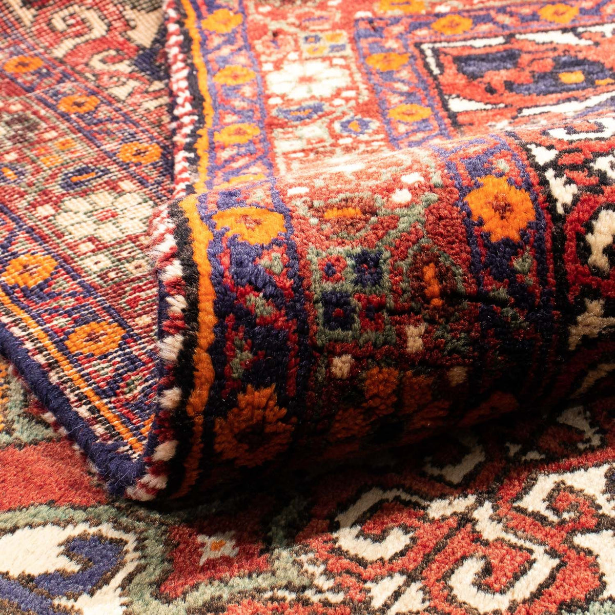 Persisk matta - Nomadic - 198 x 150 cm - flerfärgad