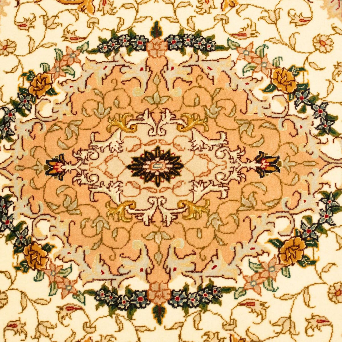 Persisk matta - Tabriz - Royal - 150 x 100 cm - beige