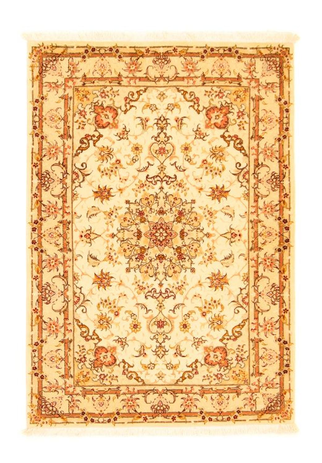 Persisk matta - Tabriz - Royal - 145 x 101 cm - beige