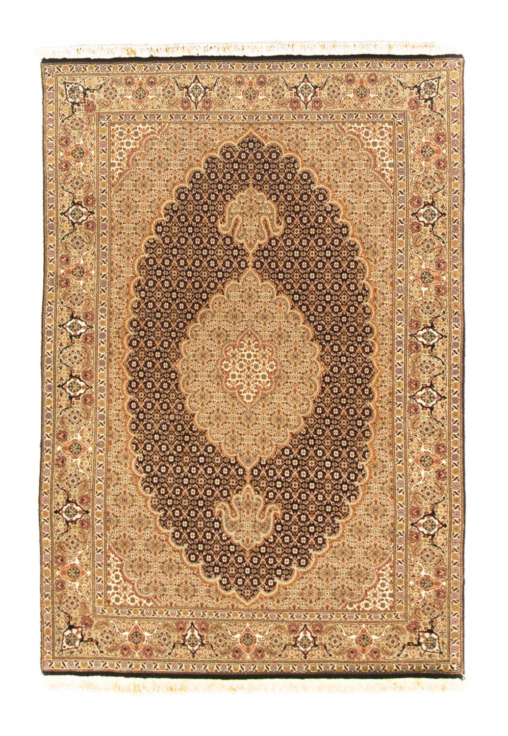 Persisk matta - Tabriz - Royal - 146 x 101 cm - mörkblå
