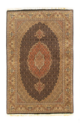 Persisk matta - Tabriz - 157 x 103 cm - svart