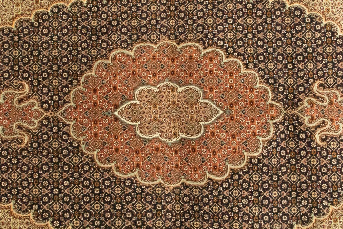 Persisk matta - Tabriz - 157 x 103 cm - svart