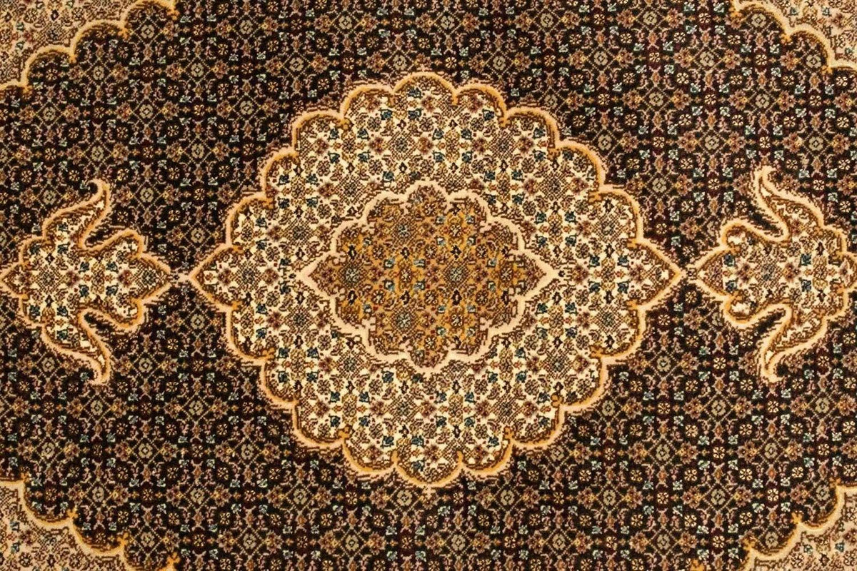 Persisk matta - Tabriz - Royal - 146 x 106 cm - mörkblå