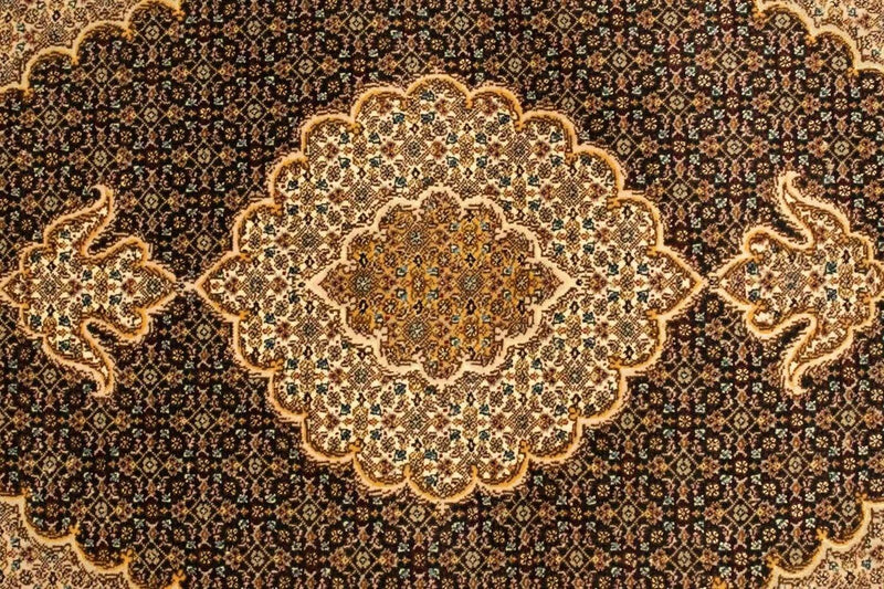 Persisk matta - Tabriz - Royal - 146 x 106 cm - mörkblå