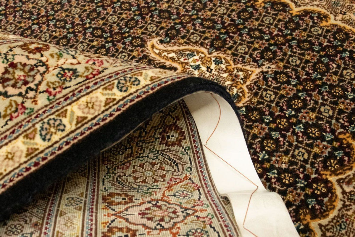 Persisk matta - Tabriz - Royal - 146 x 106 cm - mörkblå