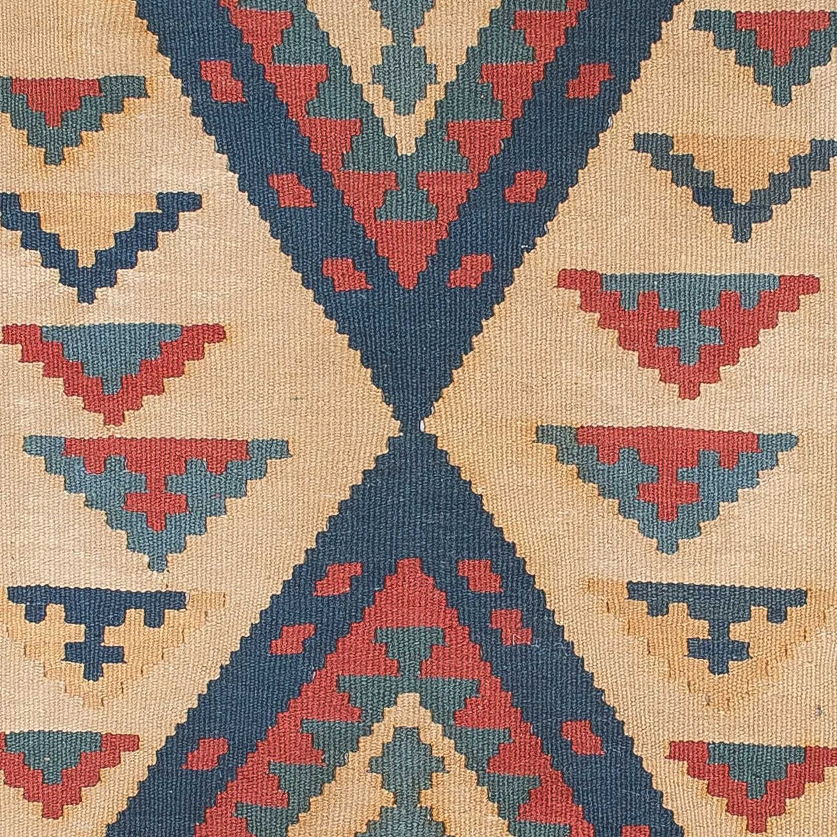 Kelim Carpet - orientalisk matta - 184 x 117 cm - ljusbrun