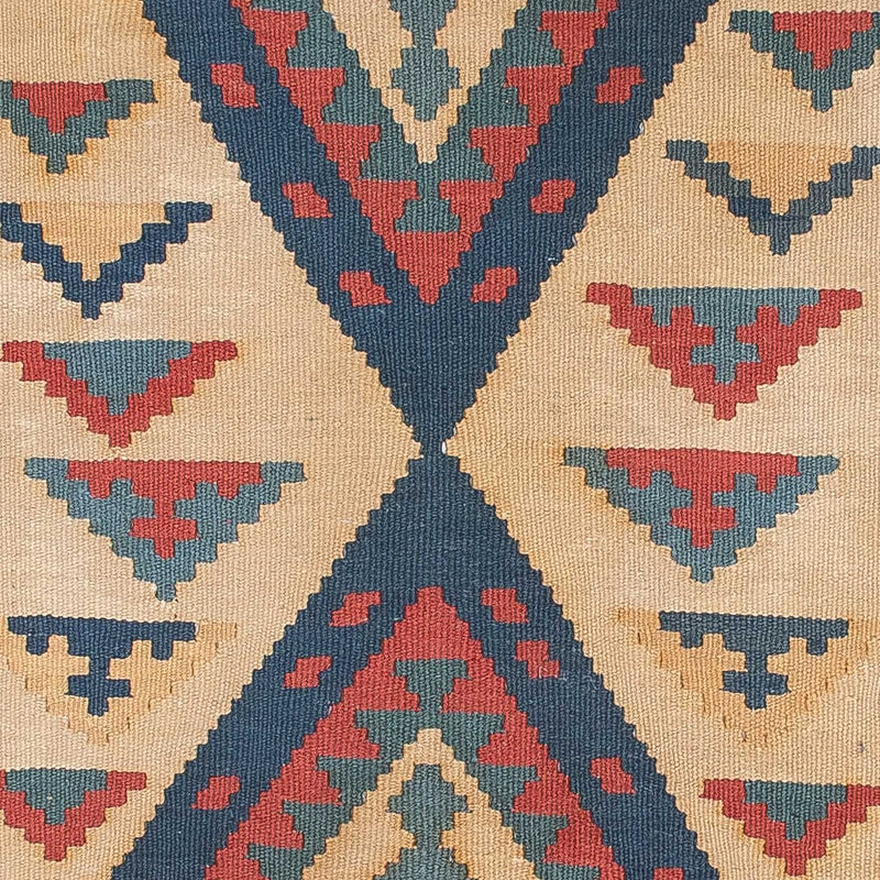 Kelim Carpet - orientalisk matta - 184 x 117 cm - ljusbrun