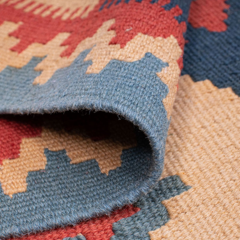 Kelim Carpet - orientalisk matta - 184 x 117 cm - ljusbrun