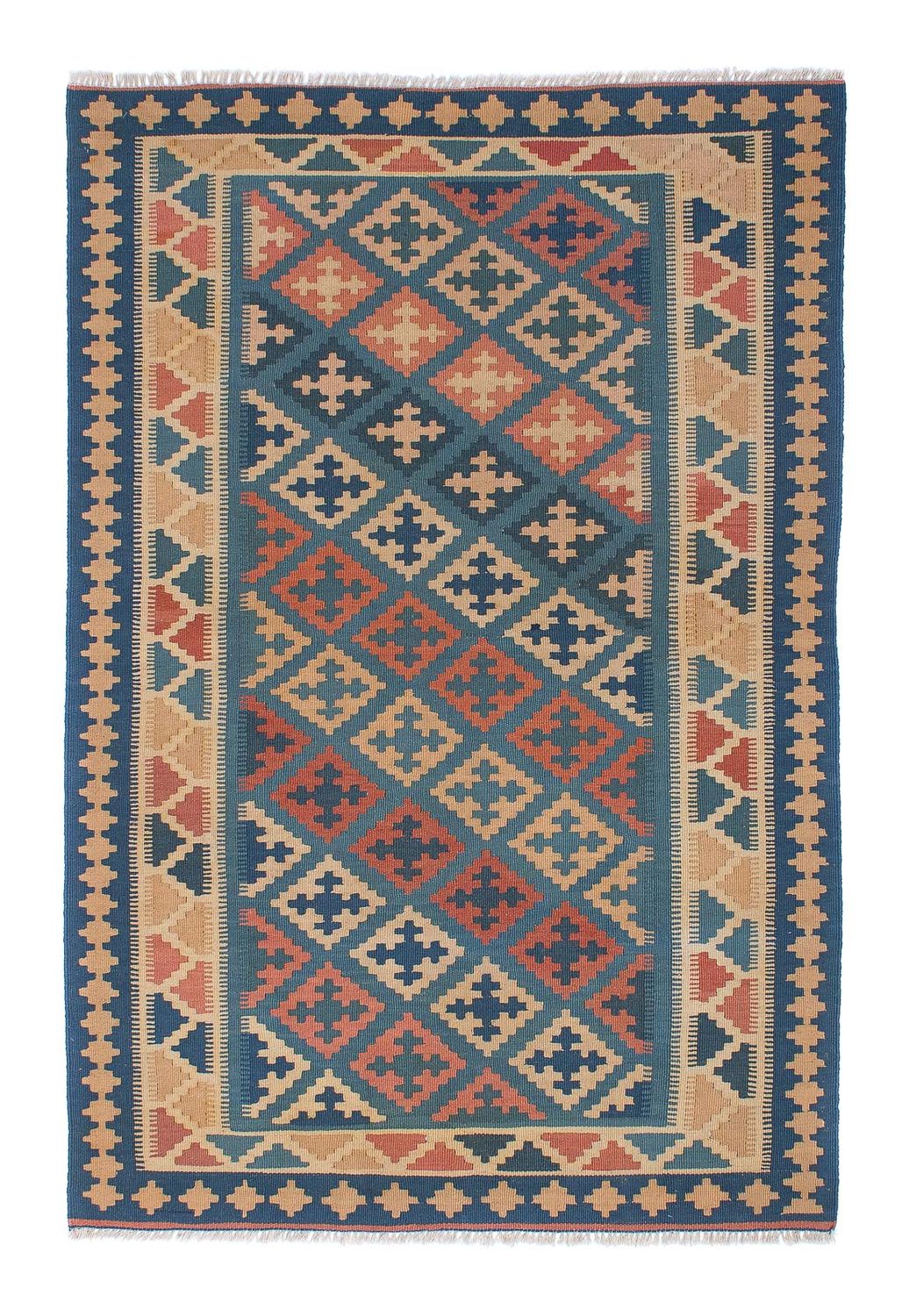 Kelim Carpet - orientalisk matta - 182 x 123 cm - flerfärgad