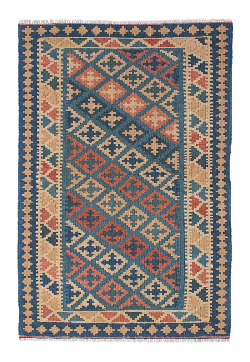 Kelim Carpet - orientalisk matta - 182 x 123 cm - flerfärgad