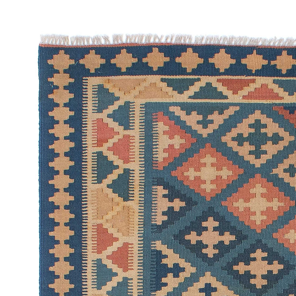 Kelim Carpet - orientalisk matta - 182 x 123 cm - flerfärgad