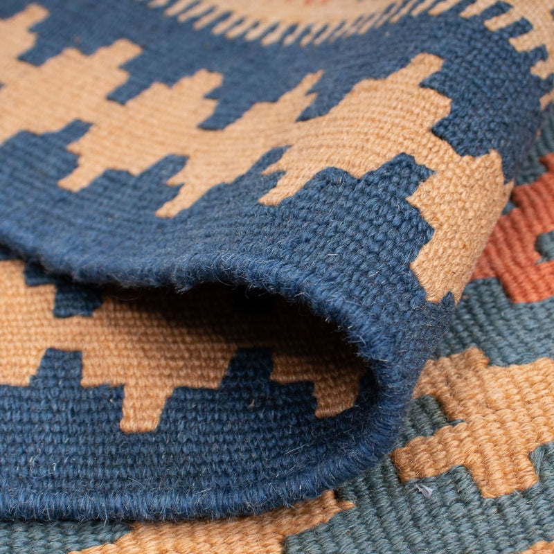 Kelim Carpet - orientalisk matta - 182 x 123 cm - flerfärgad