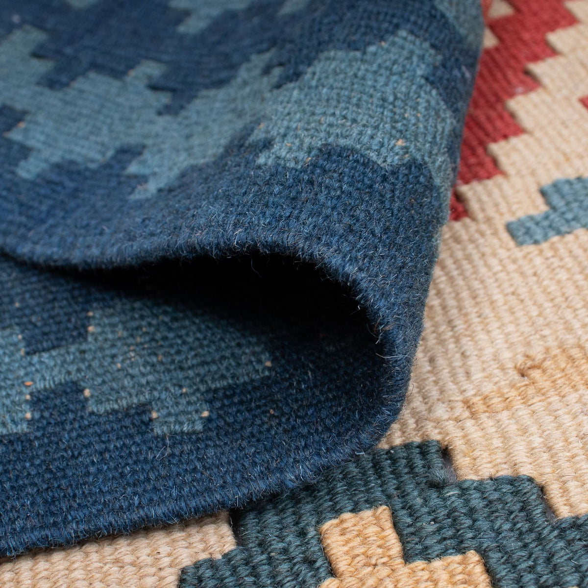 Kelim Carpet - orientalisk matta - 170 x 124 cm - flerfärgad