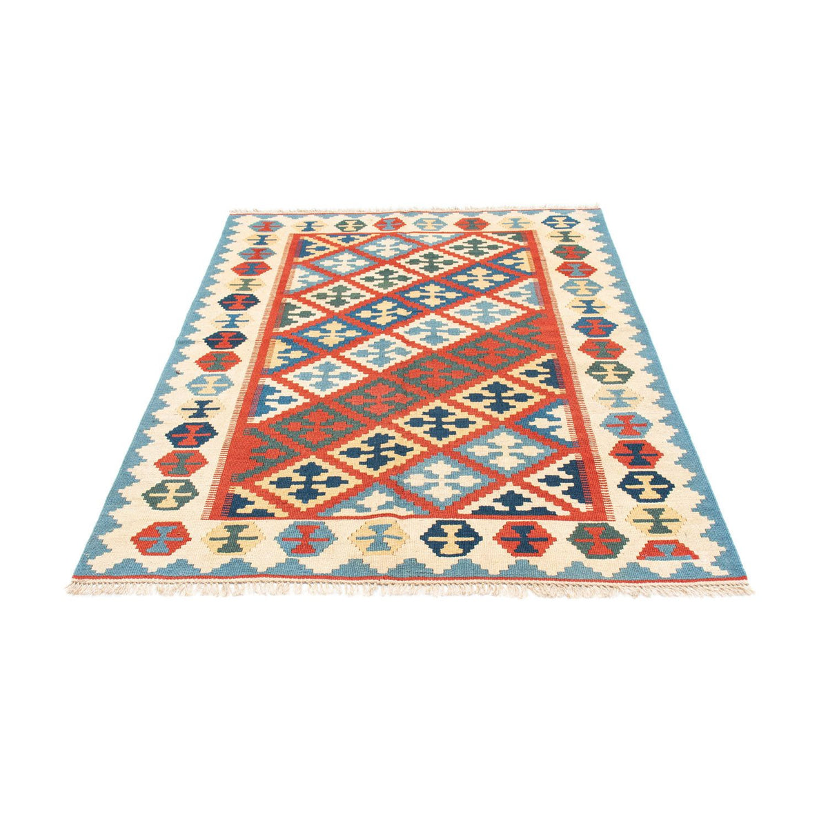 Kelim Carpet - orientalisk matta - 177 x 123 cm - beige