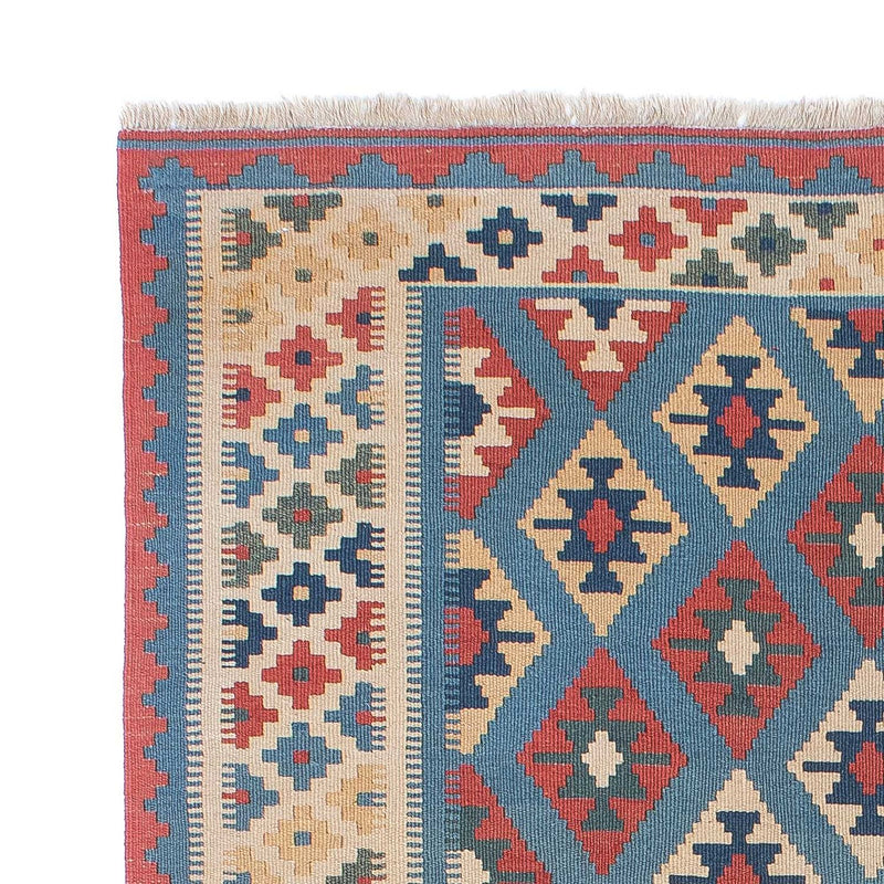 Kelim Carpet - orientalisk matta - 174 x 123 cm - blå