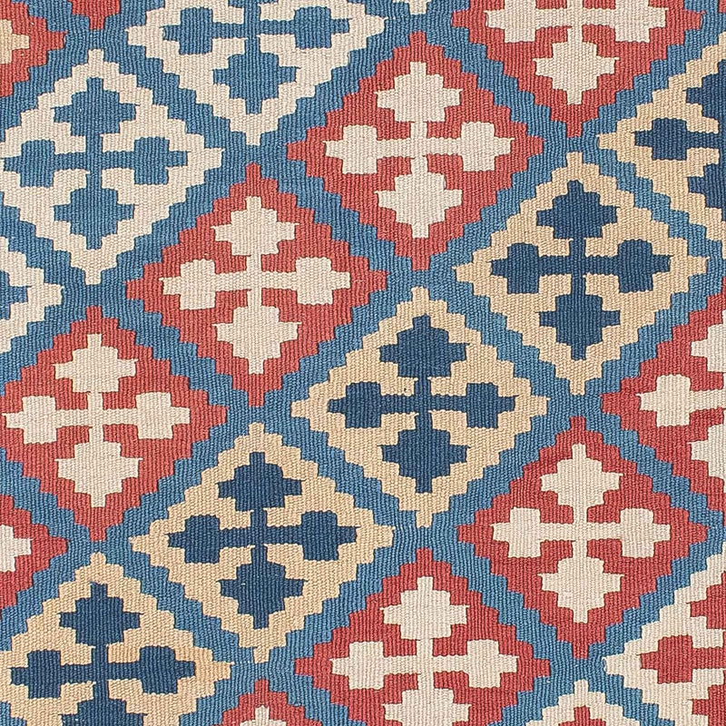 Kelim Carpet - orientalisk matta - 180 x 118 cm - blå