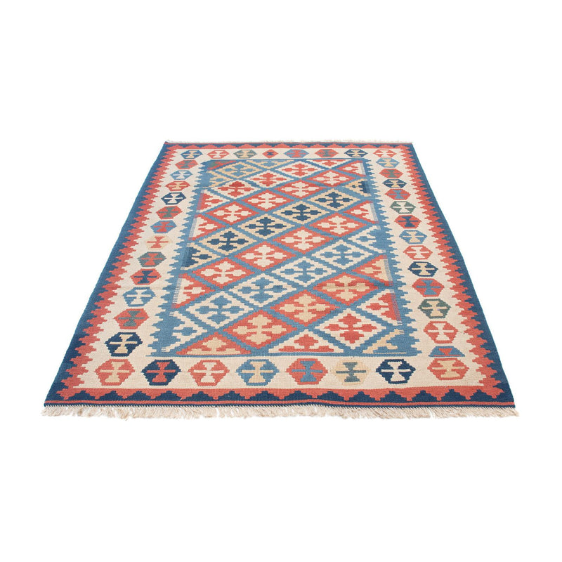 Kelim Carpet - orientalisk matta - 180 x 118 cm - blå