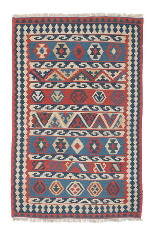 Kelim Carpet - orientalisk matta - 173 x 109 cm - flerfärgad