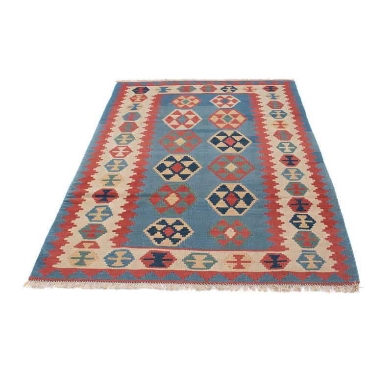 Kelim Carpet - orientalisk matta - 179 x 108 cm - blå