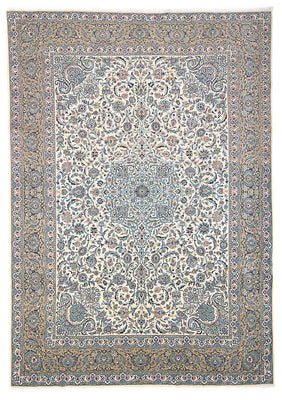 Persiska mattor - Keshan - 423 x 312 cm - beige