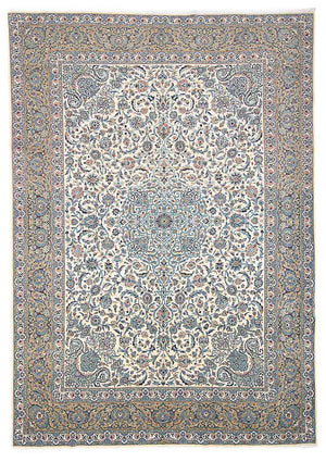 Persiska mattor - Keshan - 423 x 312 cm - beige