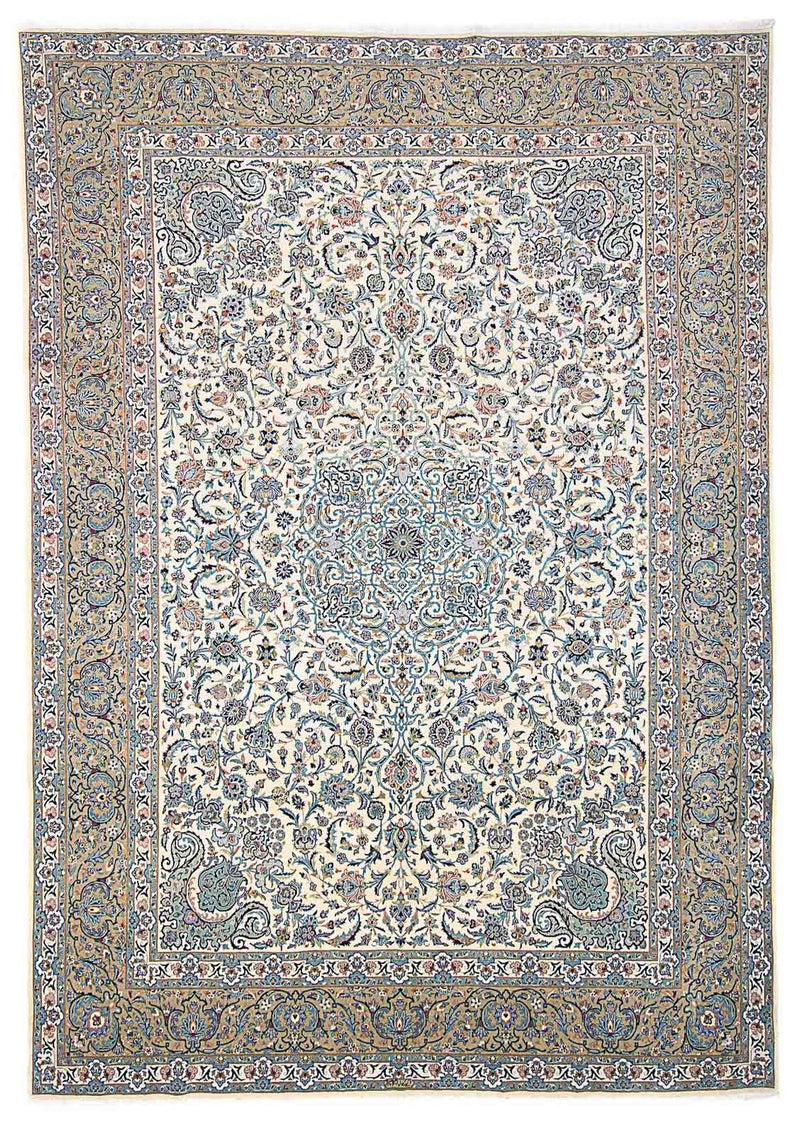 Persiska mattor - Keshan - 423 x 312 cm - beige