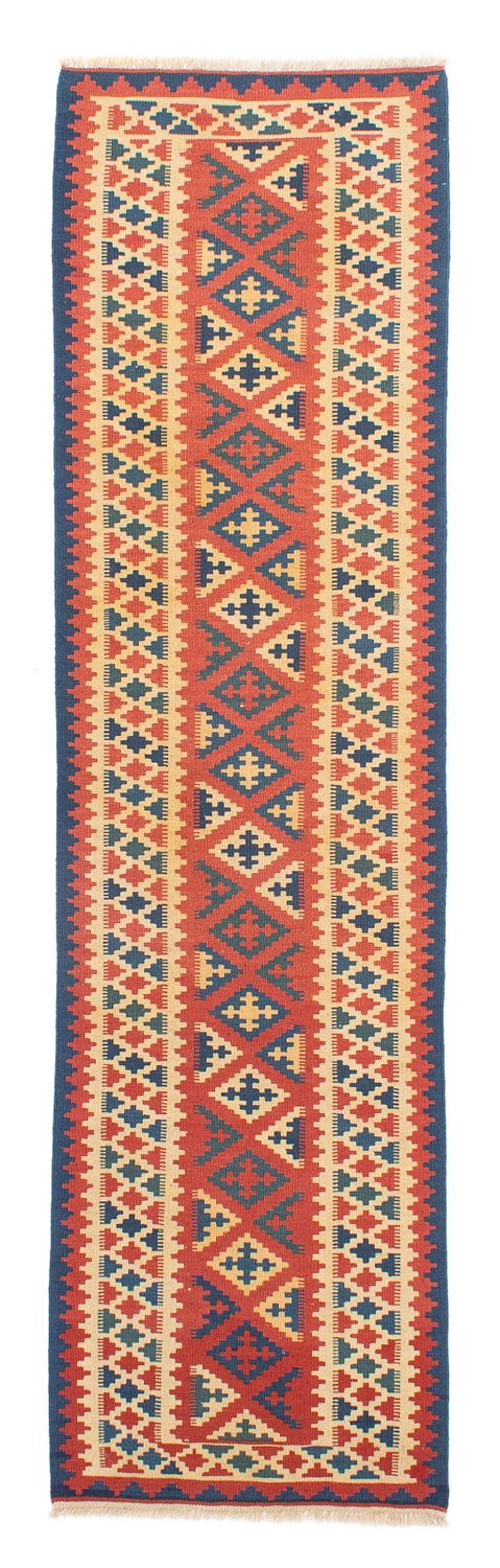 Runner Kelim Carpet - orientalisk matta - 300 x 84 cm - flerfärgad