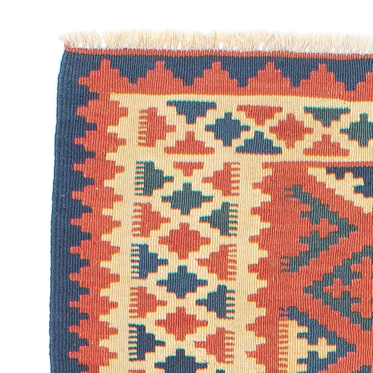 Runner Kelim Carpet - orientalisk matta - 300 x 84 cm - flerfärgad