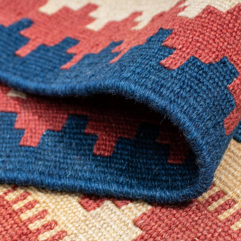 Runner Kelim Carpet - orientalisk matta - 300 x 84 cm - flerfärgad