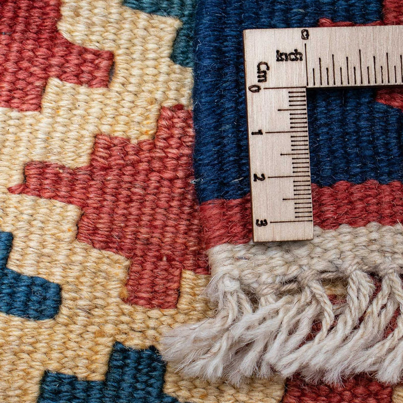 Runner Kelim Carpet - orientalisk matta - 300 x 84 cm - flerfärgad