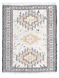 Kelim Carpet - orientalisk matta - 95 x 71 cm - beige
