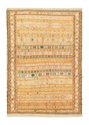 Kelim Carpet - orientalisk matta - 141 x 103 cm - beige