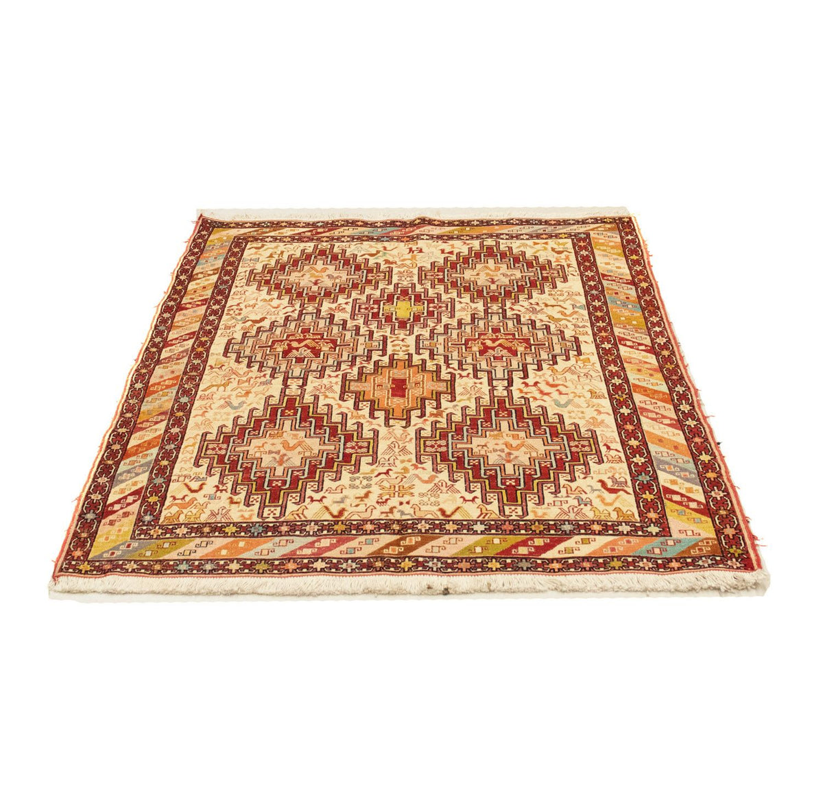 Persisk matta - Tabriz - 138 x 106 cm - beige