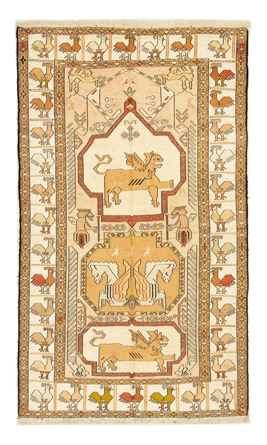 Persisk matta - Tabriz - 200 x 119 cm - beige