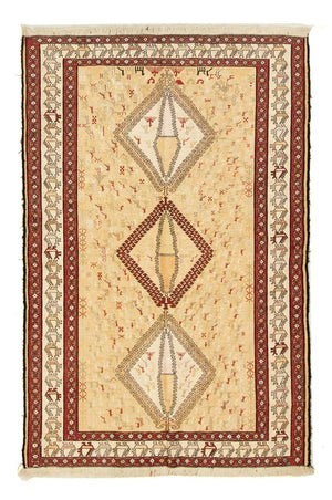Kelim Carpet - orientalisk matta - 187 x 126 cm - beige