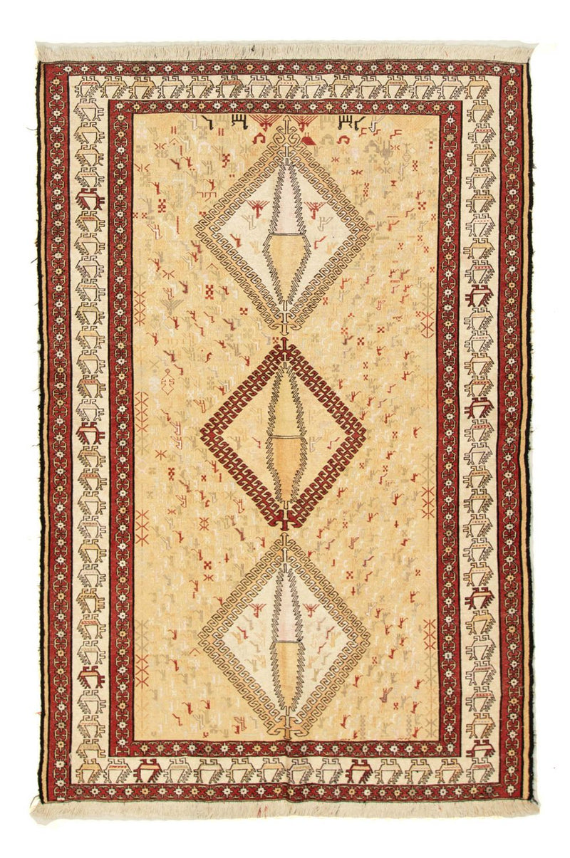 Kelim Carpet - orientalisk matta - 187 x 126 cm - beige