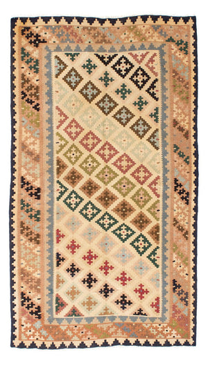 Kelim Carpet - orientalisk matta - 223 x 132 cm - beige