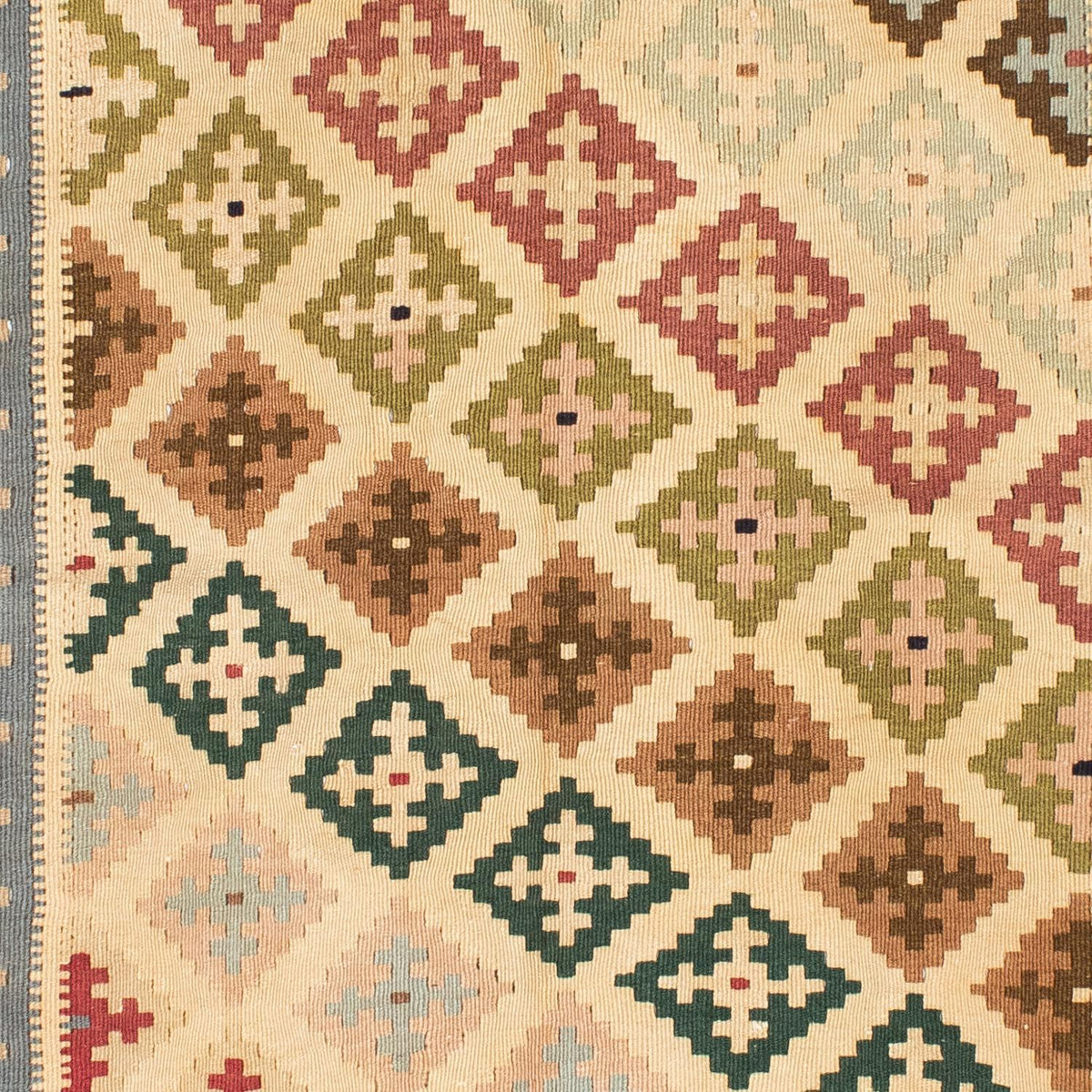 Kelim Carpet - orientalisk matta - 223 x 132 cm - beige