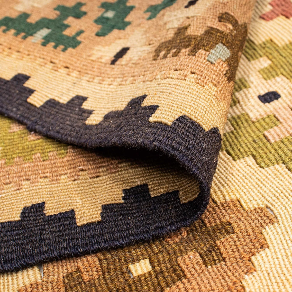 Kelim Carpet - orientalisk matta - 223 x 132 cm - beige